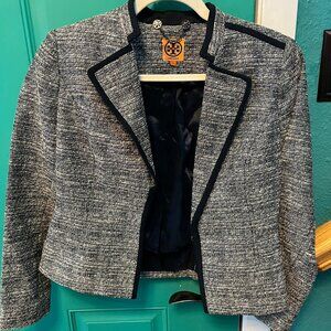 Striped Tory Burch tweed blazer